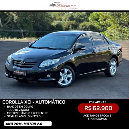 TOYOTA COROLLA 2.0 XEI 16V FLEX 4P AUTOMÁTICO TOYOTA COROLLA 2.0 XEI 16V FLEX 4P AUTOMÁTICO
